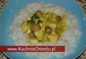 Kurczak curry z mlekiem kokosowym