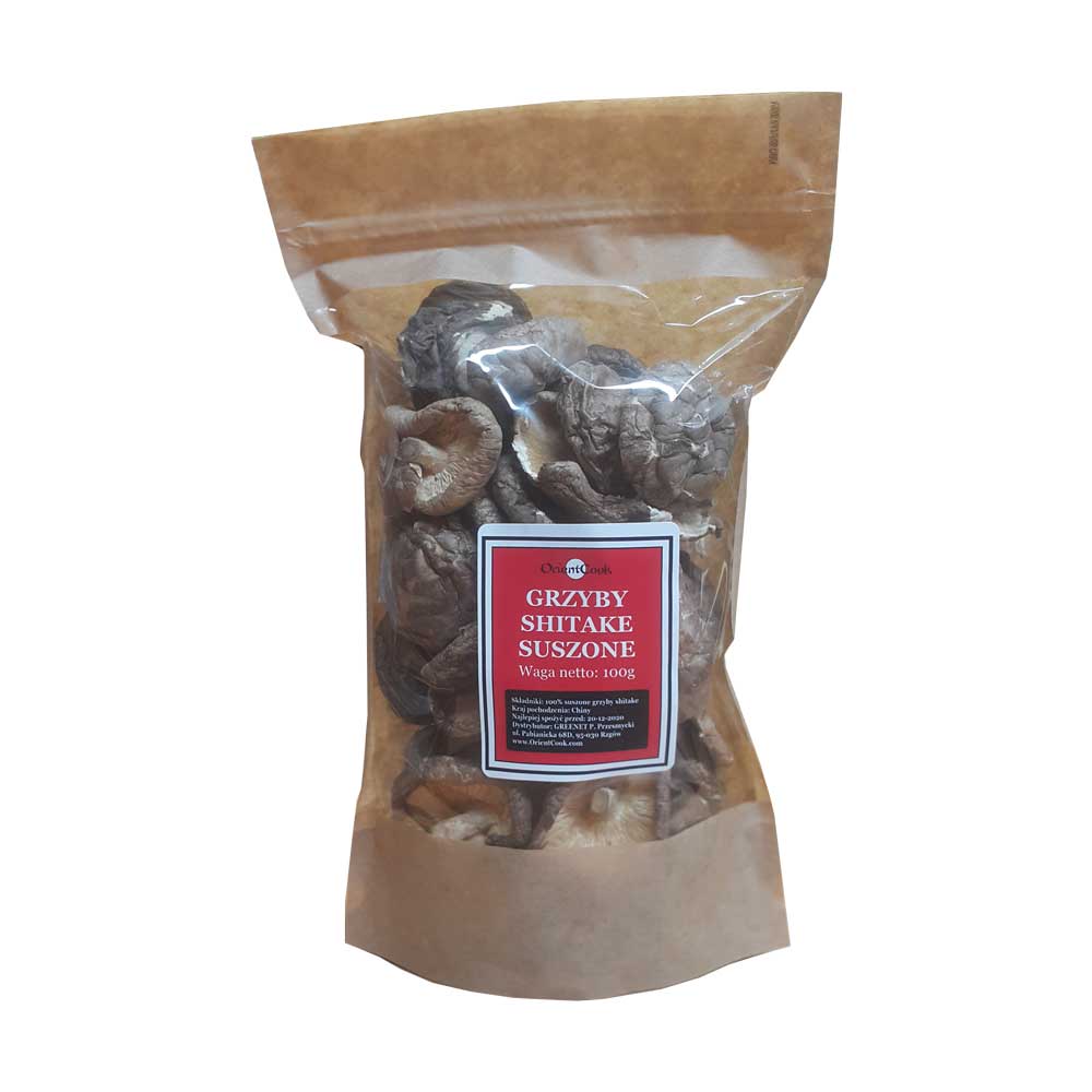 Grzyby Shitake (Poku) 100g DUŻE 4-5CM - internetowy sklep ...
