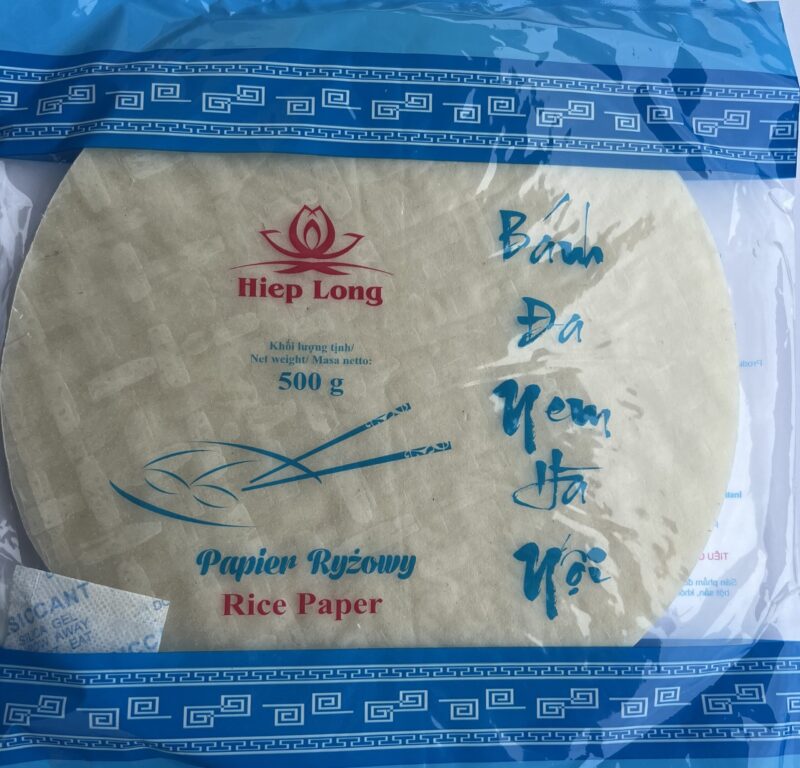 Papier ryżowy 22cm 500g. Bez glutenu,w pełni naturalny!