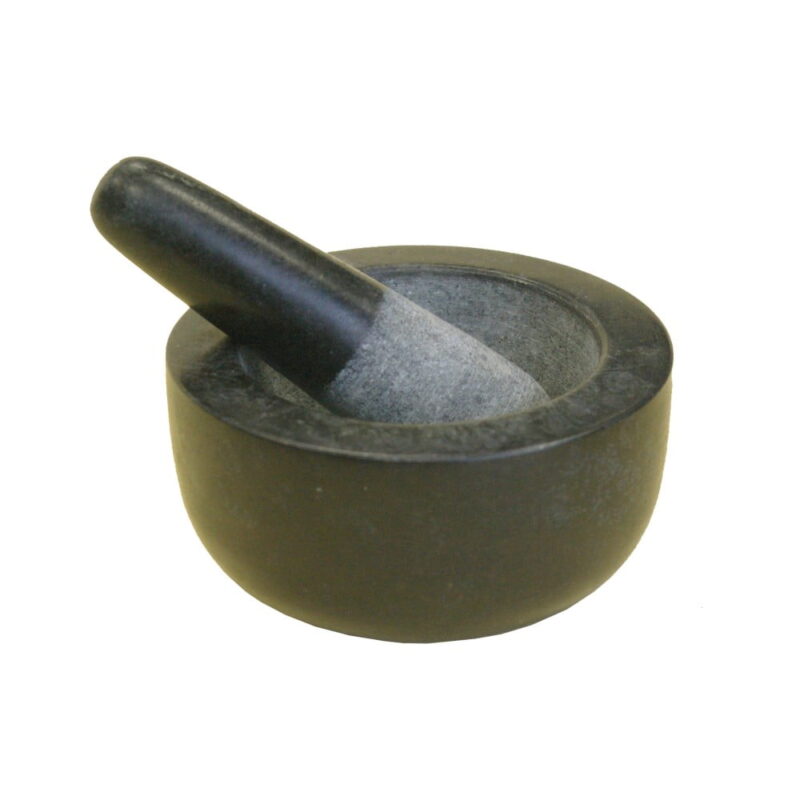 Moździerz kamienny granitowy 14cm