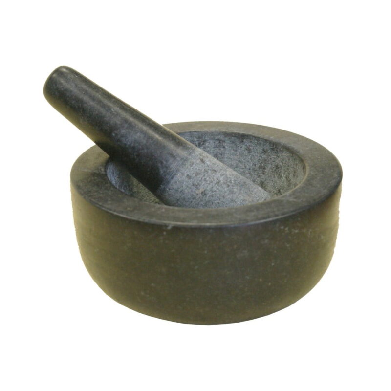 Moździerz kamienny granitowy 15,5cm