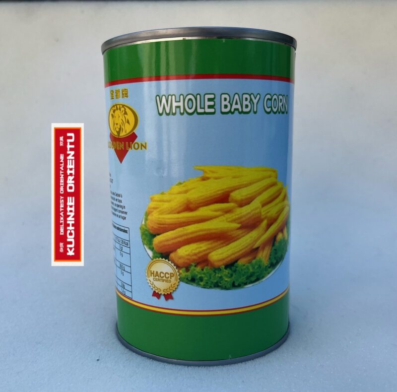 Kukurydza mini w puszce GOLDEN LION 425g