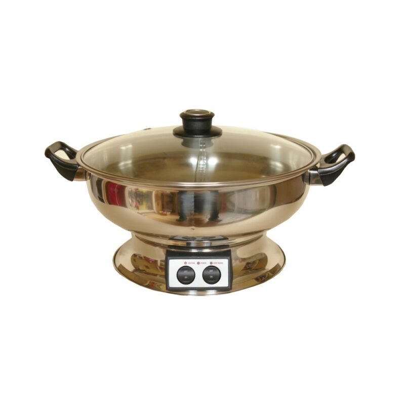 Gorący kociołek Hot Pot elektryczny 2 KOMORY! - obrazek 3