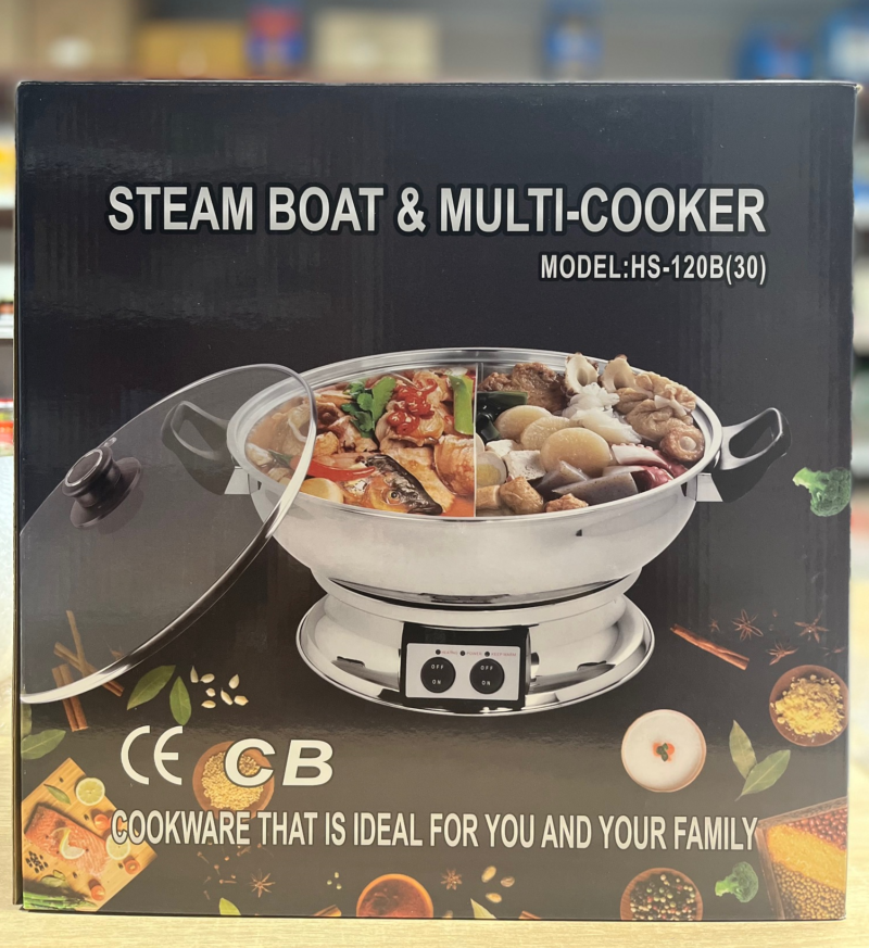 Gorący kociołek Hot Pot elektryczny 2 KOMORY!