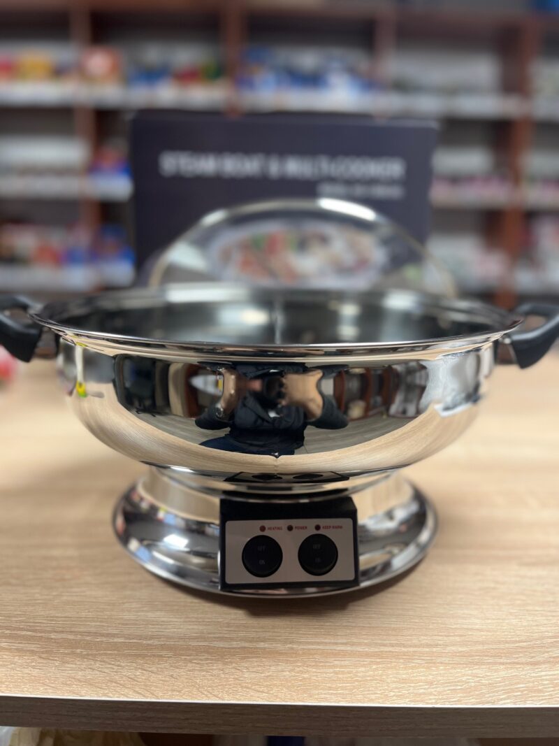 Gorący kociołek Hot Pot elektryczny 2 KOMORY! - obrazek 2