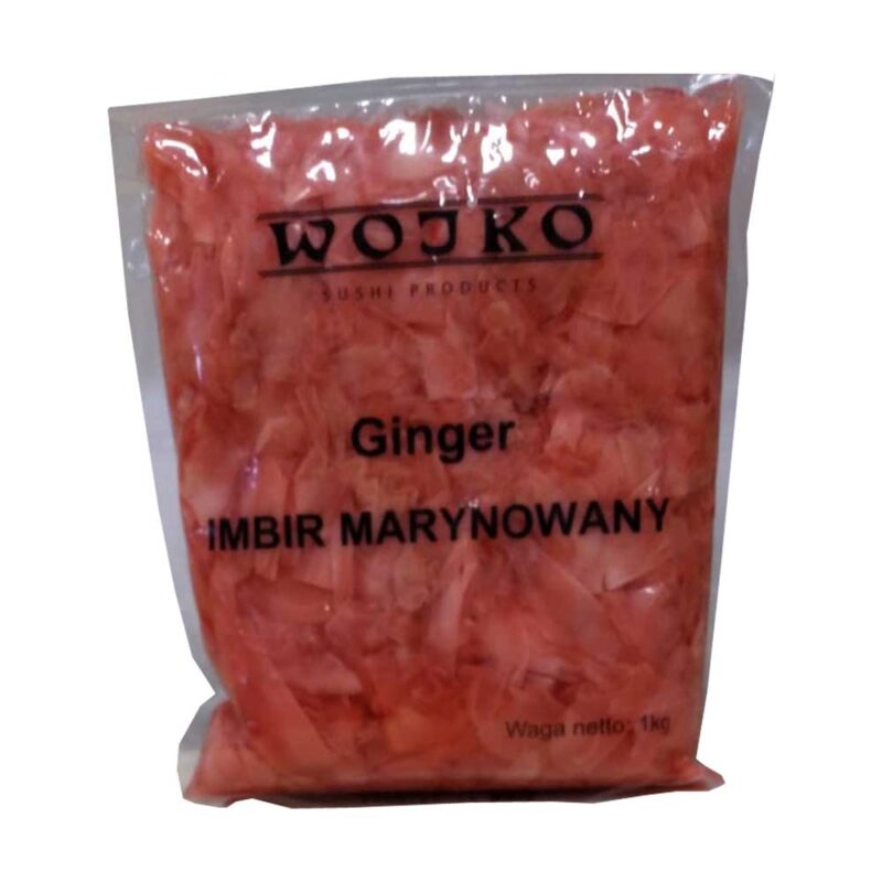 Imbir marynowany do sushi różowy Gari 1,5kg - obrazek 2