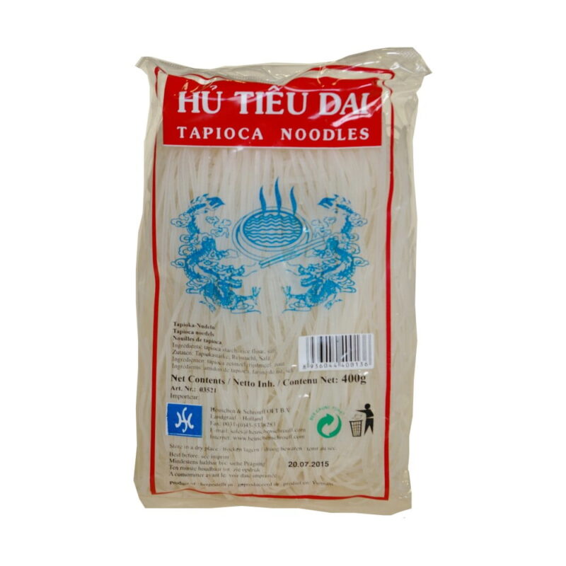Makaron z manioku (makaron z tapioki) tasiemki 400g