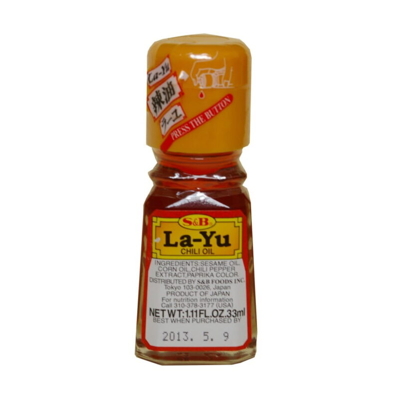 Olej sezamowy chili La Yu S&B 33ml ORYGINALNY JAPOŃSKI!
