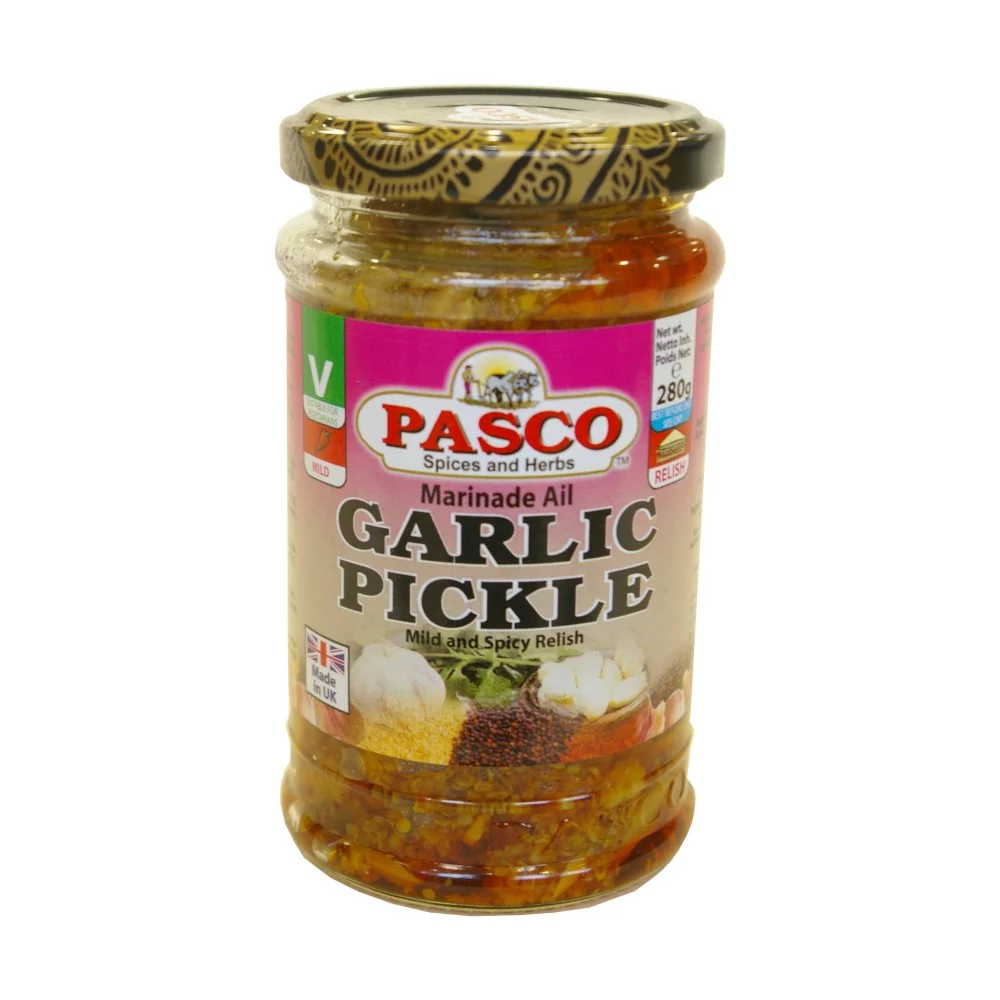 Pikle indyjskie z czosnku PASCO 270g