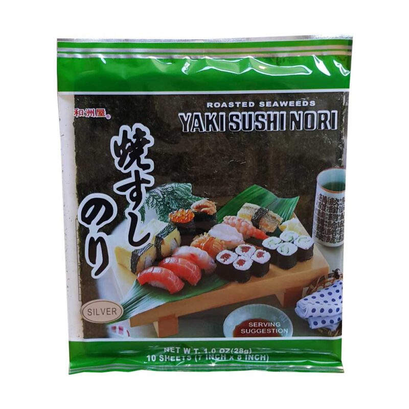 Wodorosty Nori Sliver 10 sztuk (28g)