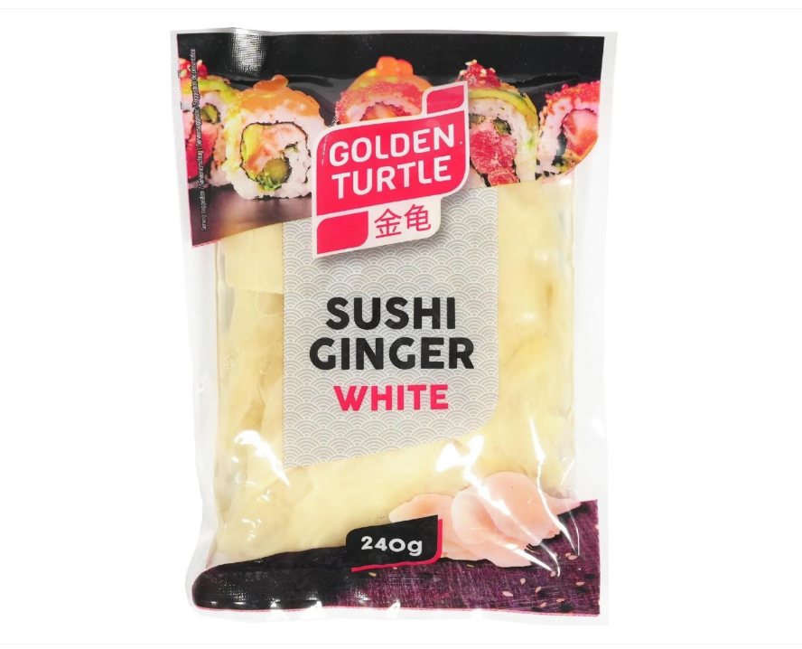 Imbir marynowany do sushi naturalny GOLDEN TURTLE 240g