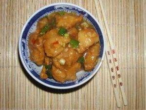 Chińskie danie z kurczakiem