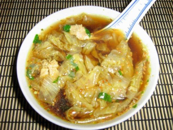 Zupa z kaczki i kapusty pekińskiej