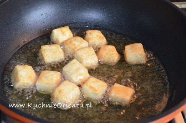 Agedashi dofu - tofu smażone na głębokim oleju