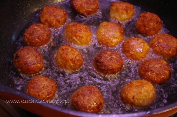 Alu kofta smażone warzywne kulki