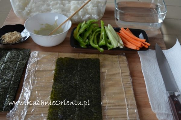 Sushi kwadratowe - Shikai maki