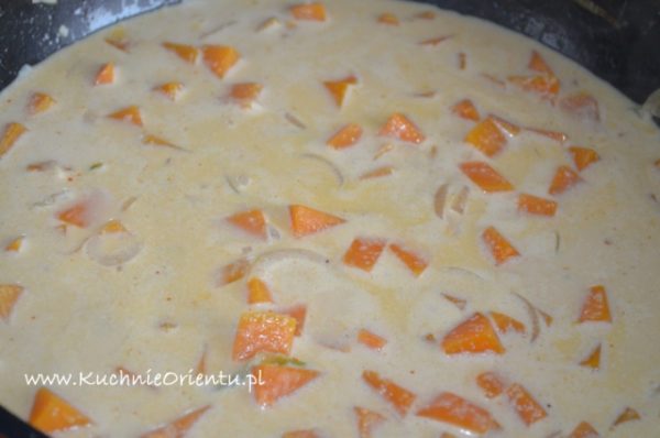 Zielone curry z dyni