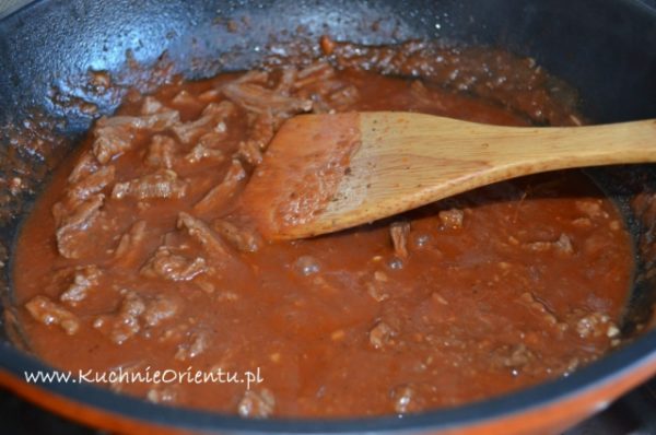 Wołowina curry madras