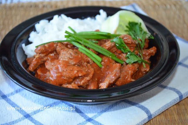 Wołowina curry madras