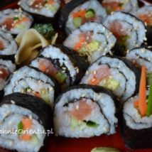 Futomaki grube rolki sushi