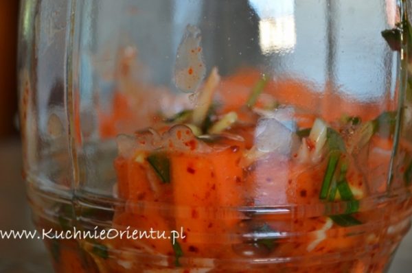 Kimchi z marchewki