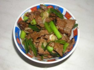 Wołowina po chińsku z warzywami
