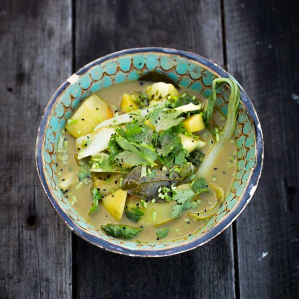 Zielone curry z warzyw