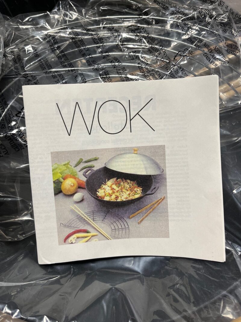 Wok żeliwny 14'' z zestawem akcesoriów - obrazek 3