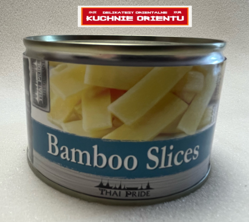 Pędy bambusa plasterki Thai Pride 227g