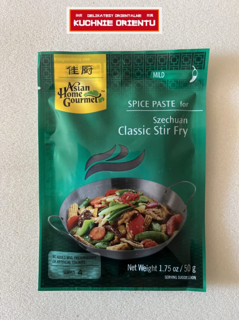 Pasta przyprawowa do klasycznego dania syczuańskiego Stir Fry AHG 50g