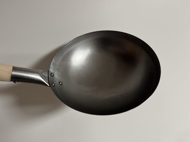 Patelnia wok ze stali węglowej 10cali (25cm) - obrazek 3