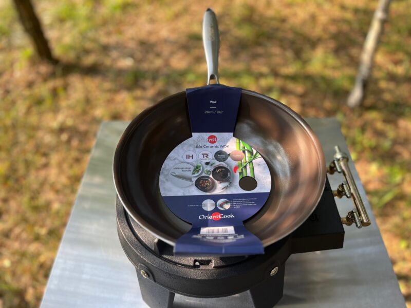 Wok z bio powłoką ceramiczną OrientCook 26cm Indukcja! - obrazek 2
