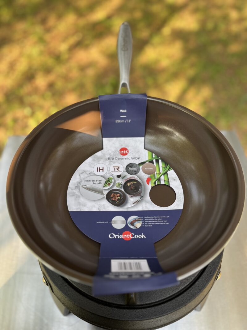 Wok z bio powłoką ceramiczną OrientCook 28cm Indukcja! - obrazek 3