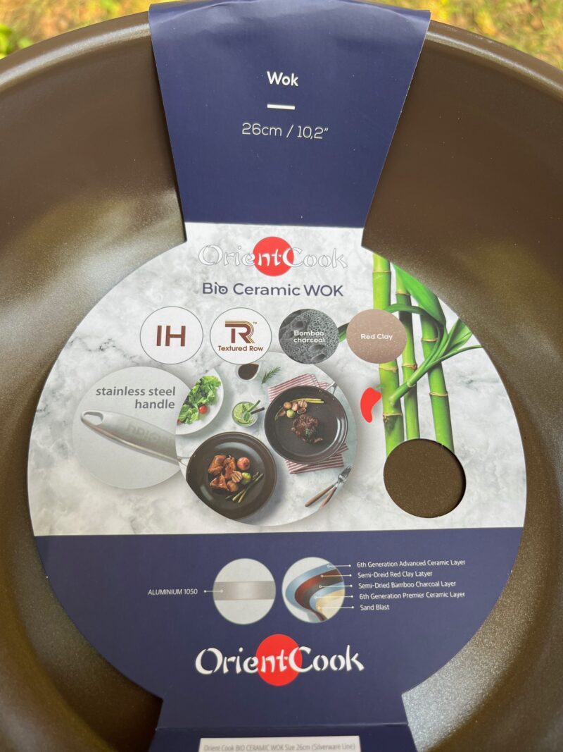 Wok z bio powłoką ceramiczną OrientCook 26cm Indukcja! - obrazek 4