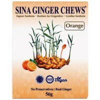 Cukierki imbirowe z pomarańczą SINA 56g